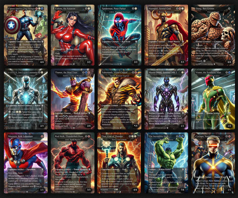 M.a.r.v.e.l vs M.o.r.t.a.l. K.o.m.b.a.t, D.u.e.l Decks, 2 EDH Decks, K.e.n.r.i.t.h. the R.e.t.u.r.n.e.d K.i.n.g. vs C.a.