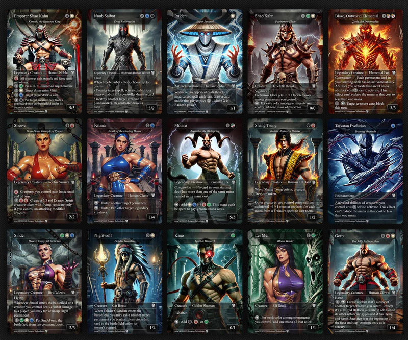 M.a.r.v.e.l vs M.o.r.t.a.l. K.o.m.b.a.t, D.u.e.l Decks, 2 EDH Decks, K.e.n.r.i.t.h. the R.e.t.u.r.n.e.d K.i.n.g. vs C.a.