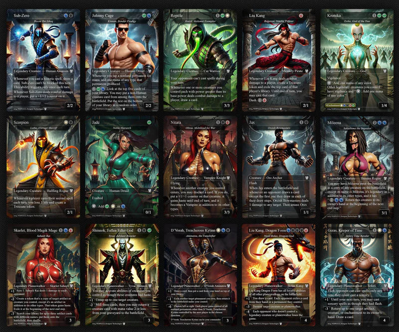 M.a.r.v.e.l vs M.o.r.t.a.l. K.o.m.b.a.t, D.u.e.l Decks, 2 EDH Decks, K.e.n.r.i.t.h. the R.e.t.u.r.n.e.d K.i.n.g. vs C.a.