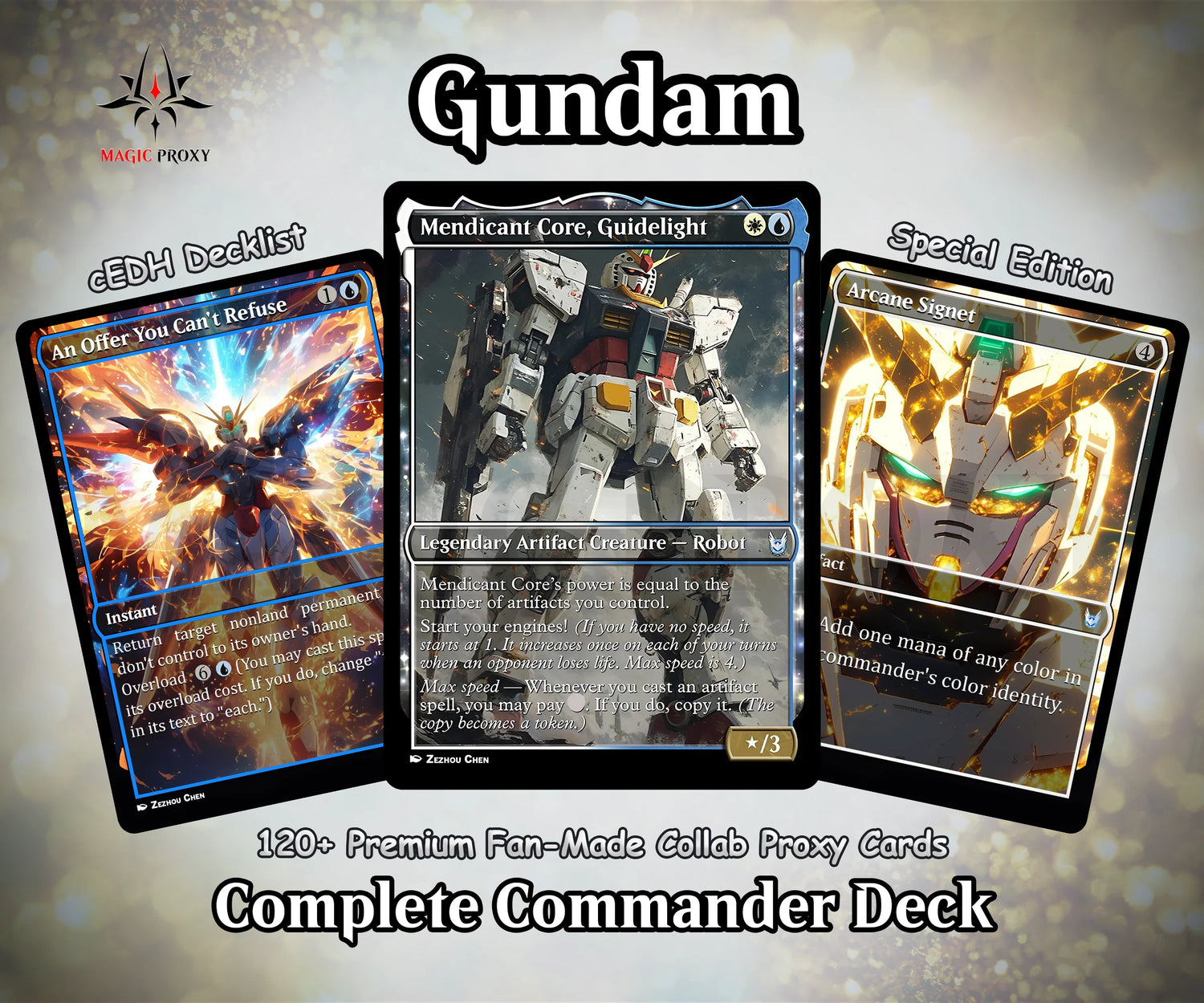 Mendicant Core Commander EDH Deck - Mendicant Core Commander Magic Commander - Magic Proxy Deck with 160+ Unique Cards -