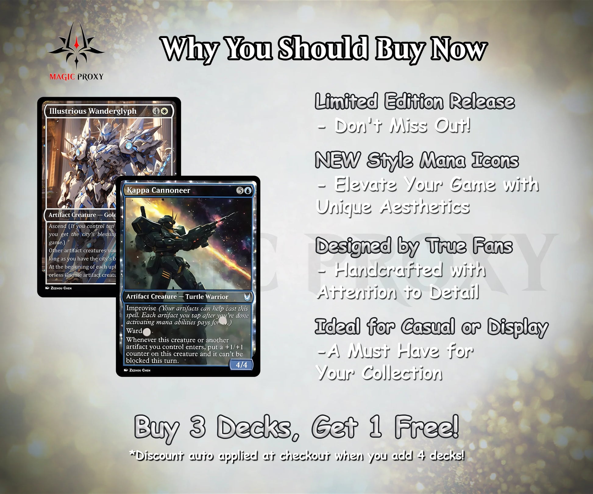 Mendicant Core Commander EDH Deck - Mendicant Core Commander Magic Commander - Magic Proxy Deck with 160+ Unique Cards -