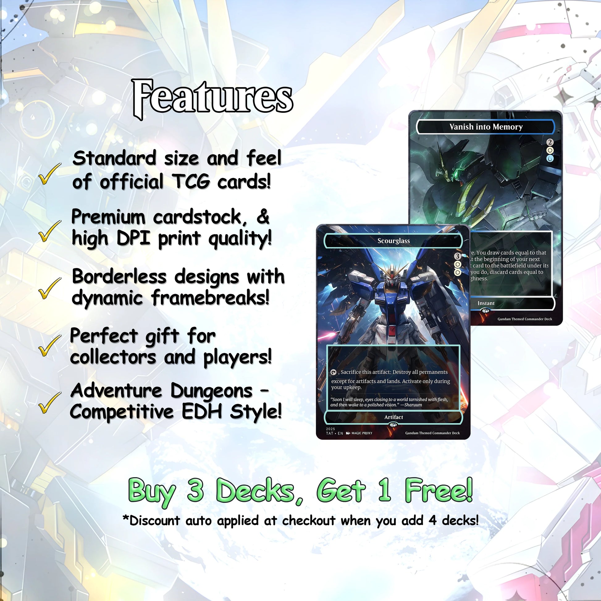 Mendicant Core Commander cEDH Deck - Mendicant Core Commander Magic Commander - Magic Proxy Deck with 160+ Unique Cards 
