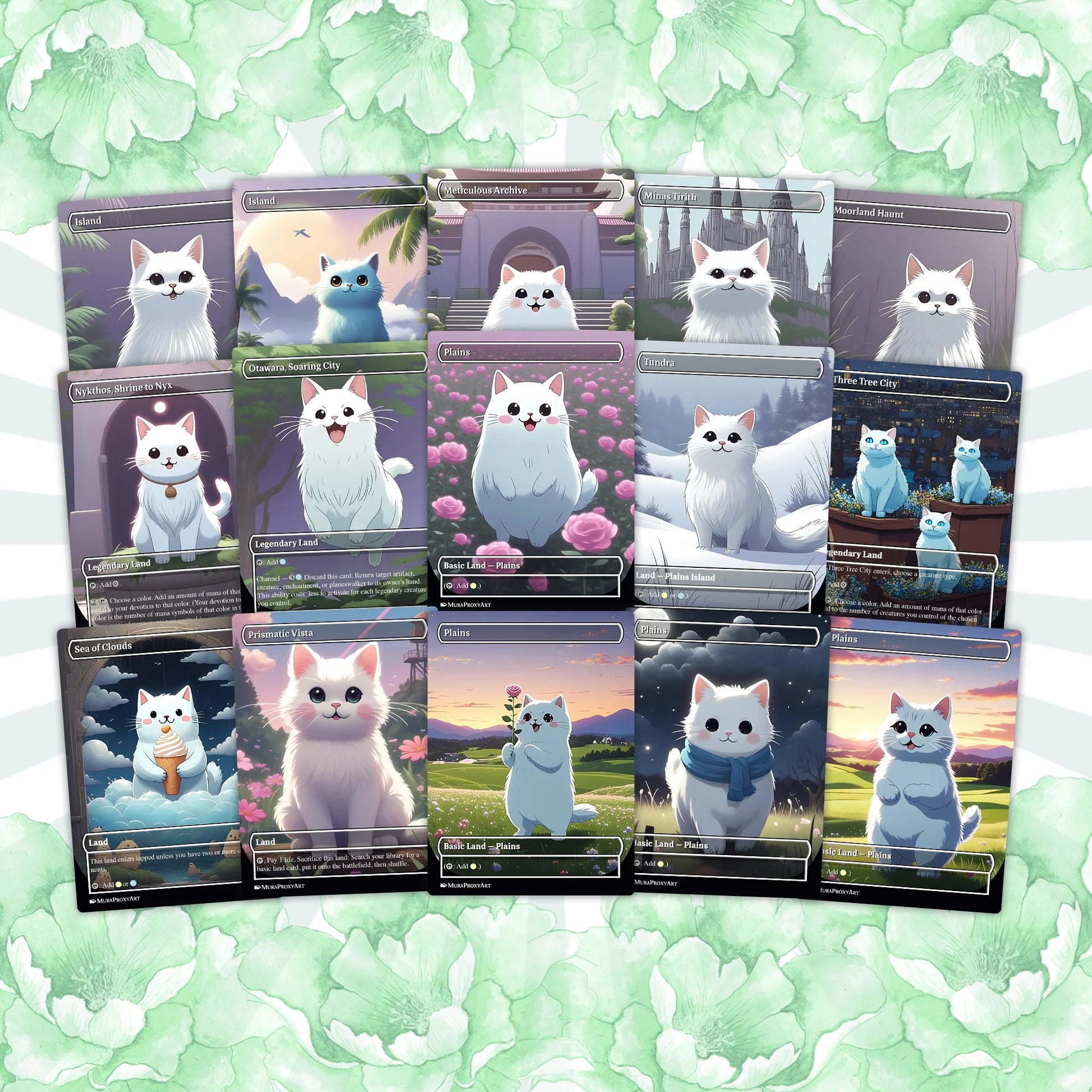 Millicent Spirit Tribal Proxy Commander Deck, 100 Cards + 6 Free Tokens | Cute Custom Full Art | MuraProxyArt