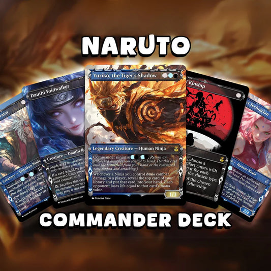 N.a.r.u.t.o N.i.n.j.a Commander Deck – Y.u.r.i.k.o R.e.i.m.a.g.i.n.e.d | F.a.s.t & S.n.e.a.k.y N.i.n.j.u.t.s.u EDH P.r.o