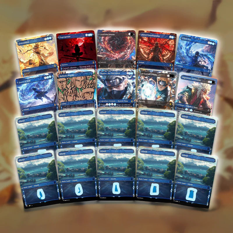 N.a.r.u.t.o N.i.n.j.a Commander Deck – Y.u.r.i.k.o R.e.i.m.a.g.i.n.e.d | F.a.s.t & S.n.e.a.k.y N.i.n.j.u.t.s.u EDH P.r.o