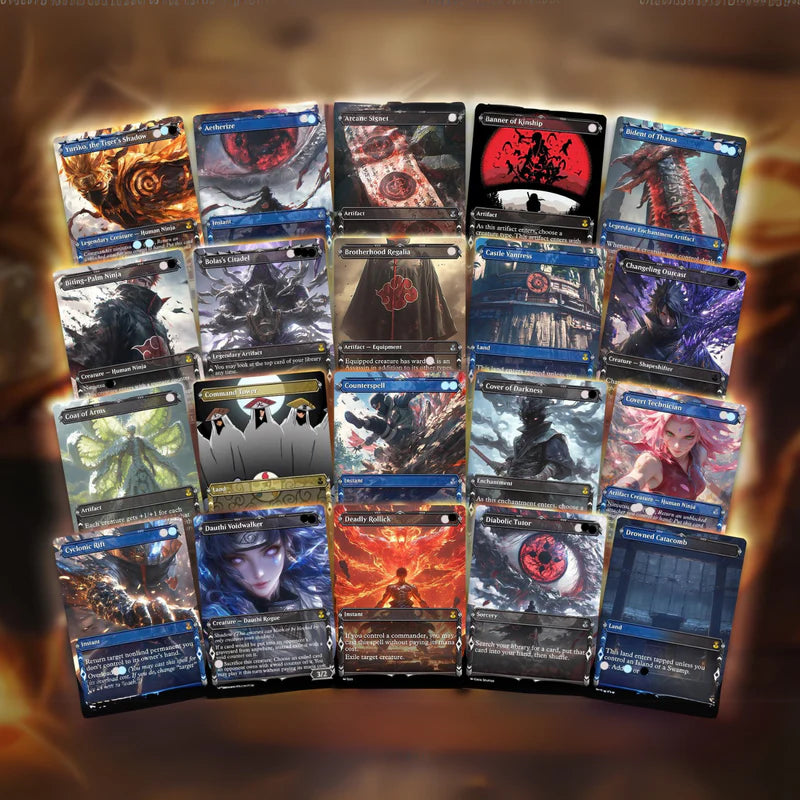 N.a.r.u.t.o N.i.n.j.a Commander Deck – Y.u.r.i.k.o R.e.i.m.a.g.i.n.e.d | F.a.s.t & S.n.e.a.k.y N.i.n.j.u.t.s.u EDH P.r.o