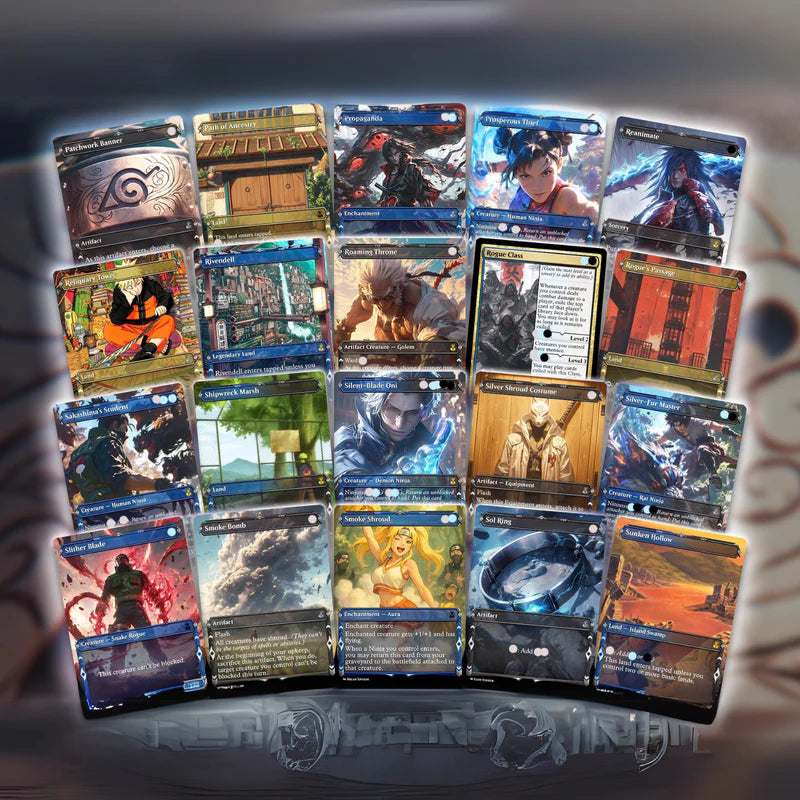 N.a.r.u.t.o N.i.n.j.a Commander Deck – Y.u.r.i.k.o R.e.i.m.a.g.i.n.e.d | F.a.s.t & S.n.e.a.k.y N.i.n.j.u.t.s.u EDH P.r.o
