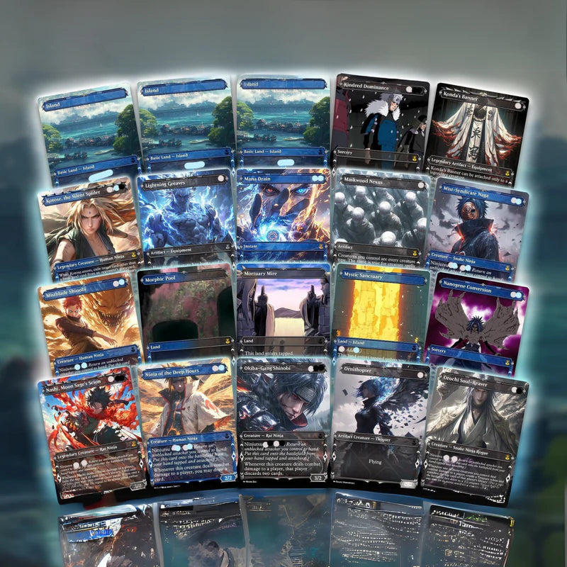 N.a.r.u.t.o N.i.n.j.a Commander Deck – Y.u.r.i.k.o R.e.i.m.a.g.i.n.e.d | F.a.s.t & S.n.e.a.k.y N.i.n.j.u.t.s.u EDH P.r.o