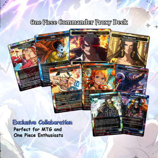 O.n.e P.i.e.c.e Commander cEDH Deck - O.n.e P.i.e.c.e Commander Magic Commander - Magic Proxy Deck with 160+ Unique Card