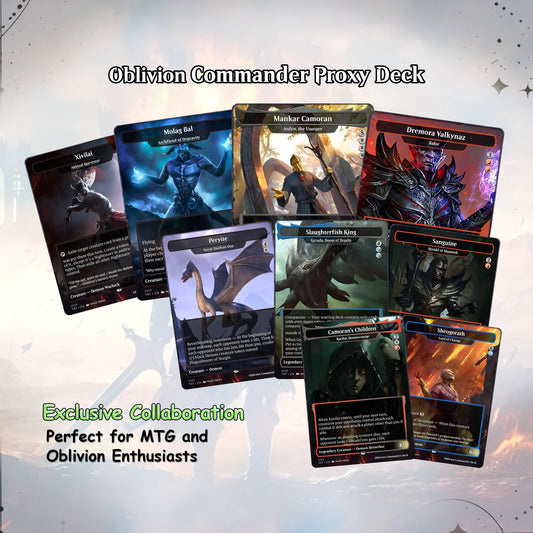 Oblivion Commander cEDH Deck - Oblivion Commander Magic Commander - Magic Proxy Deck with 150+ Unique Cards - Custom Car
