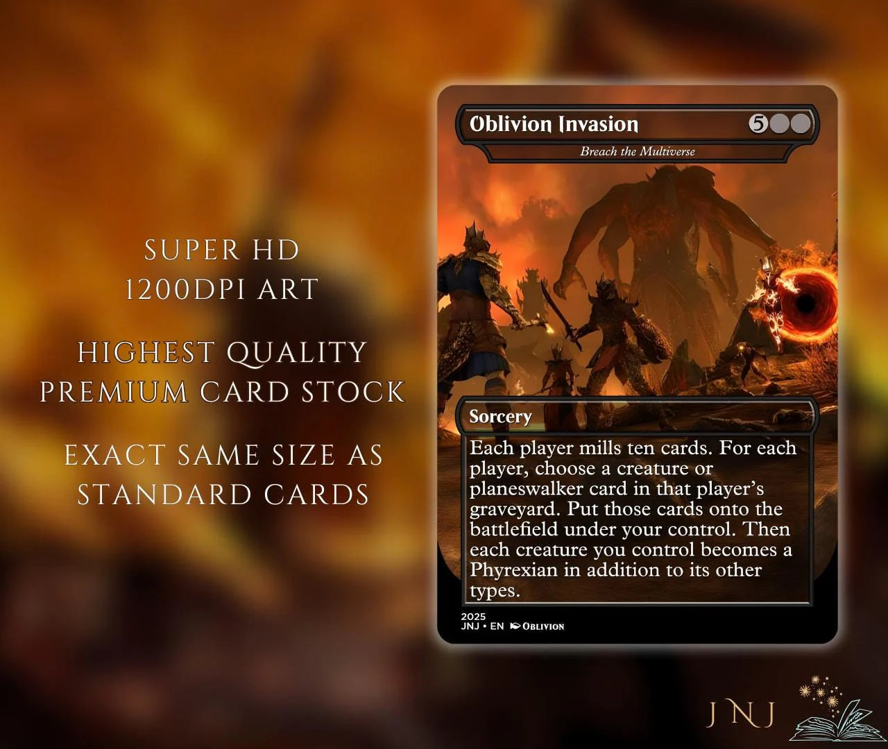 Oblivion Themed Commander Deck Proxies, Rakdos Madness, 100+ Unique Cards, Quality Custom Card Proxy Replicas for Comman