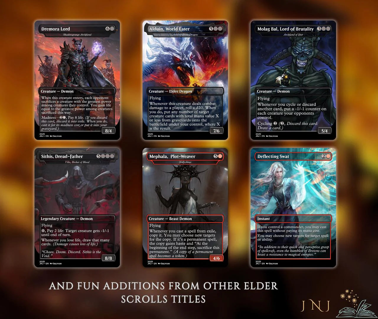 Oblivion Themed Commander Deck Proxies, Rakdos Madness, 100+ Unique Cards, Quality Custom Card Proxy Replicas for Comman