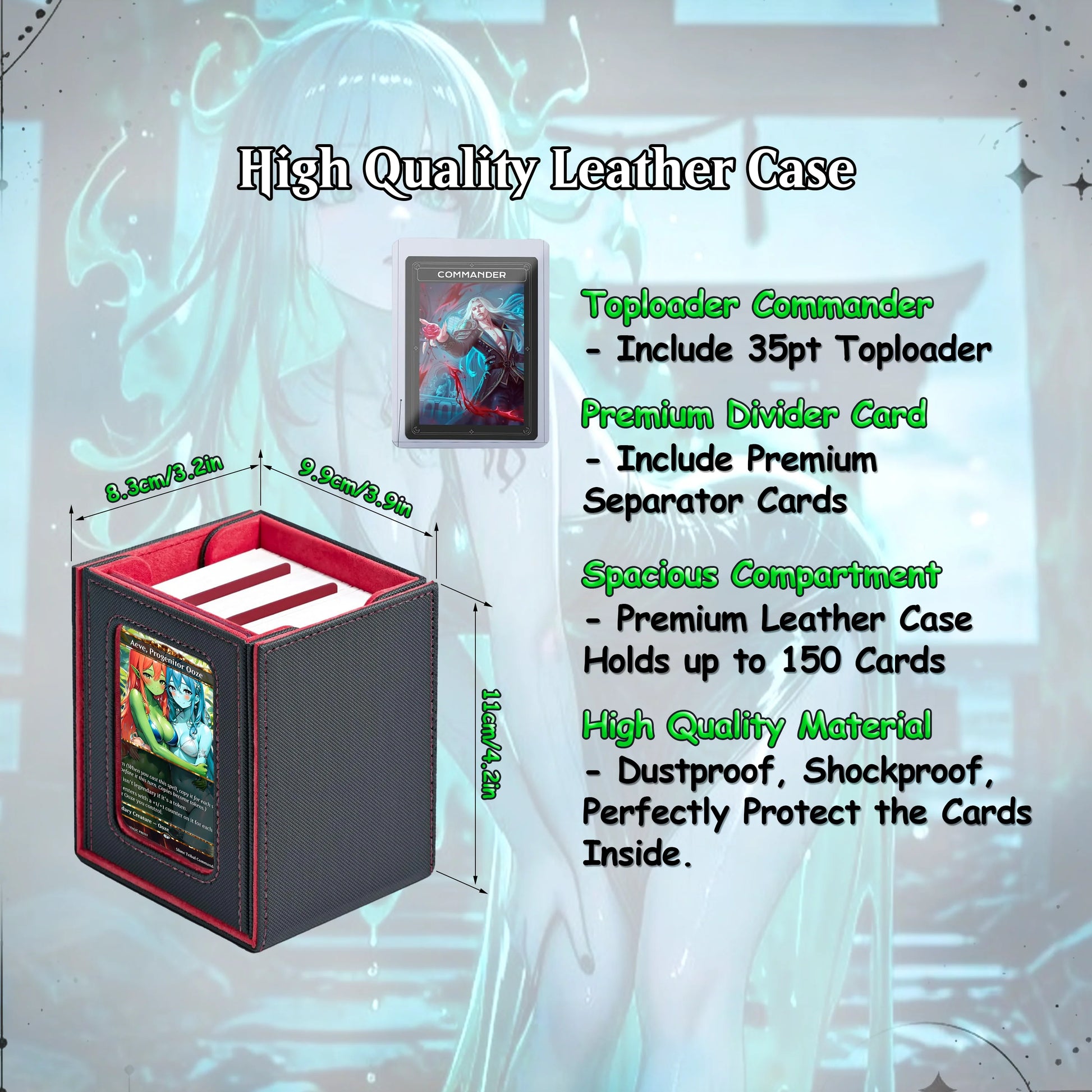 Ooze Tribal / Slime Storm Anime Style Waifu Proxy Commander Deck Special Edition Custom MTG EDH Deck English High Qualit