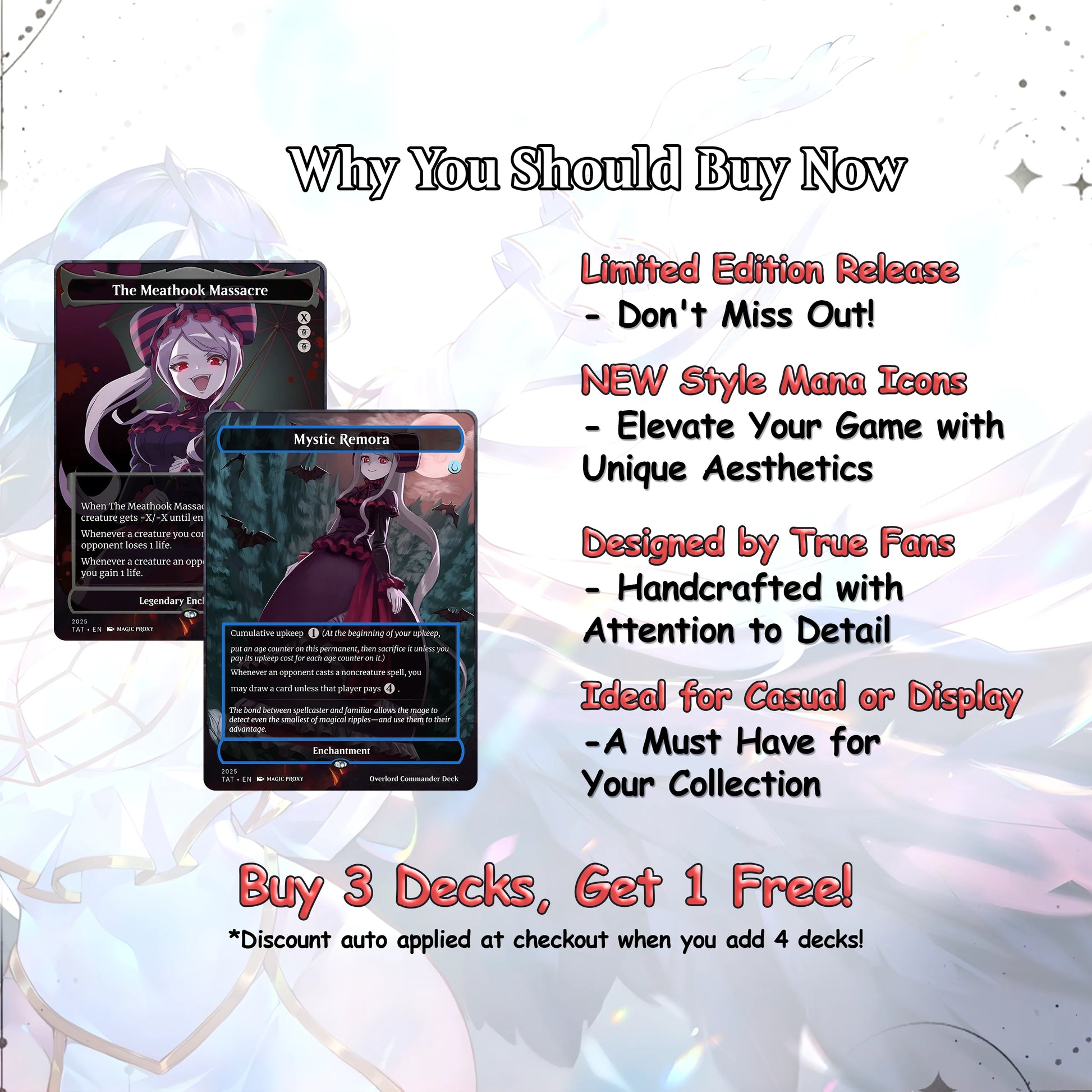 Overlord Commander cEDH Deck - Overlord Commander Magic Commander - Magic Proxy Deck with 160+ Unique Cards - Custom Car