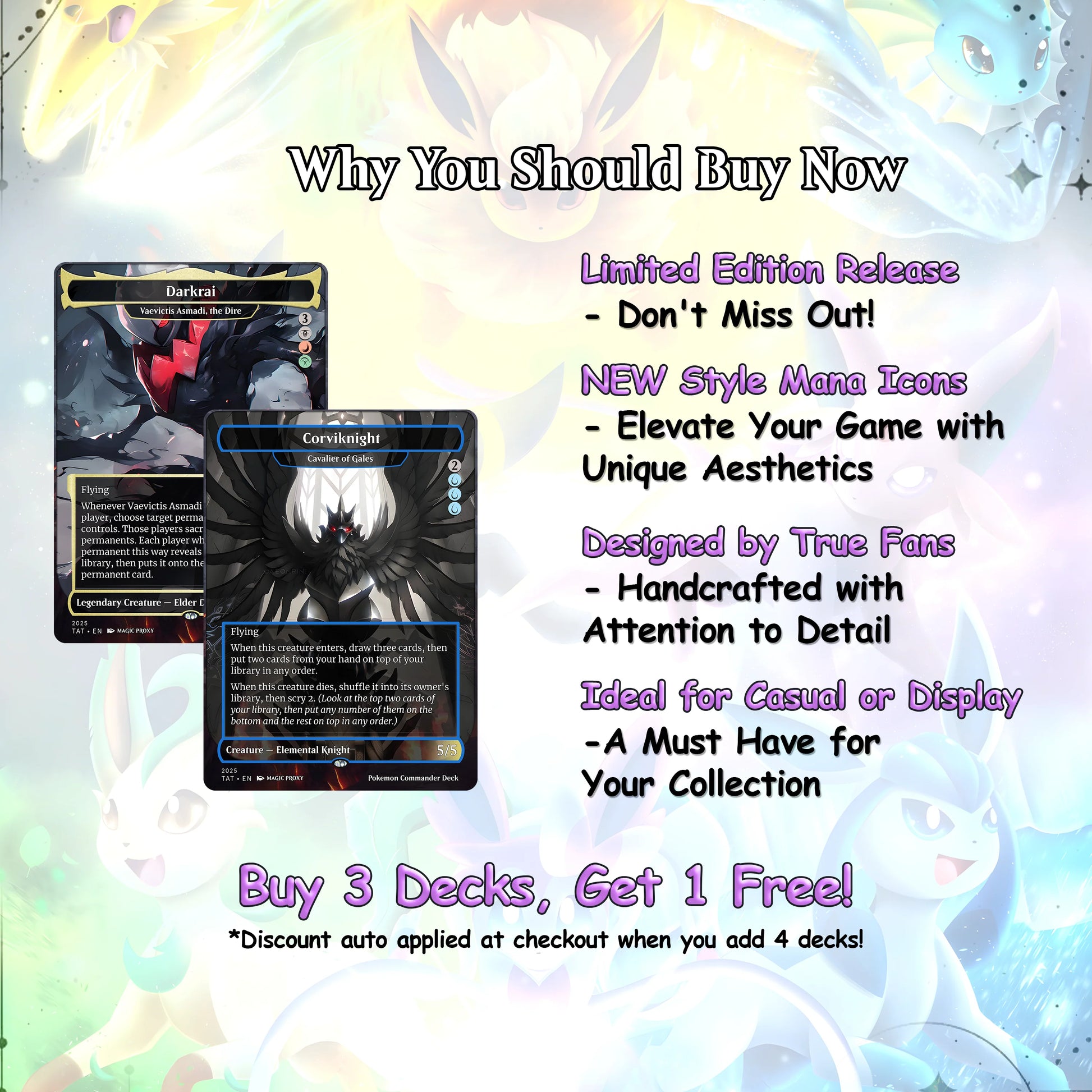 P.o.k.e.m.o.n Commander cEDH Deck - P.o.k.e.m.o.n Commander Magic Commander - Magic Proxy Deck with 160+ Unique Cards - 