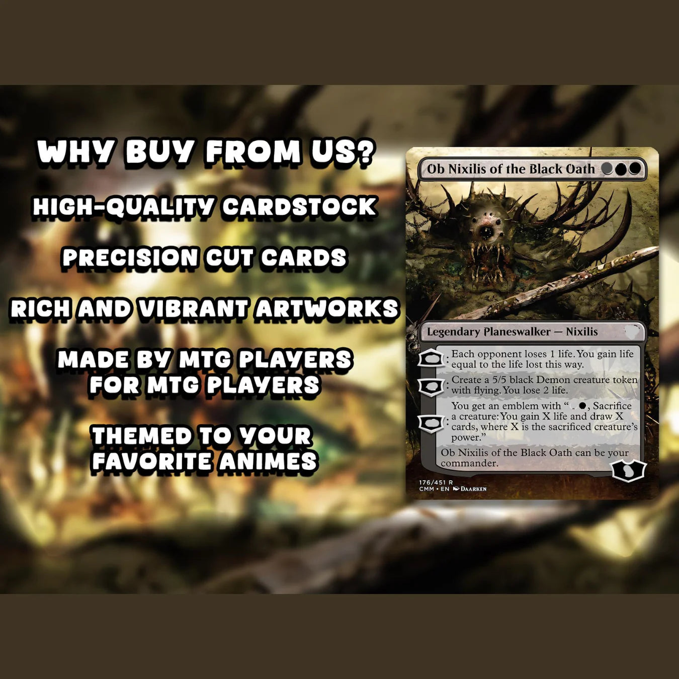 Pestilence EDH Commander Deck – Custom Plague-Inspired MTG Proxy Deck