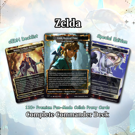 Saviors of Hyrule – 100 Card Zelda Themed Commander | Custom MTG Proxy EDH