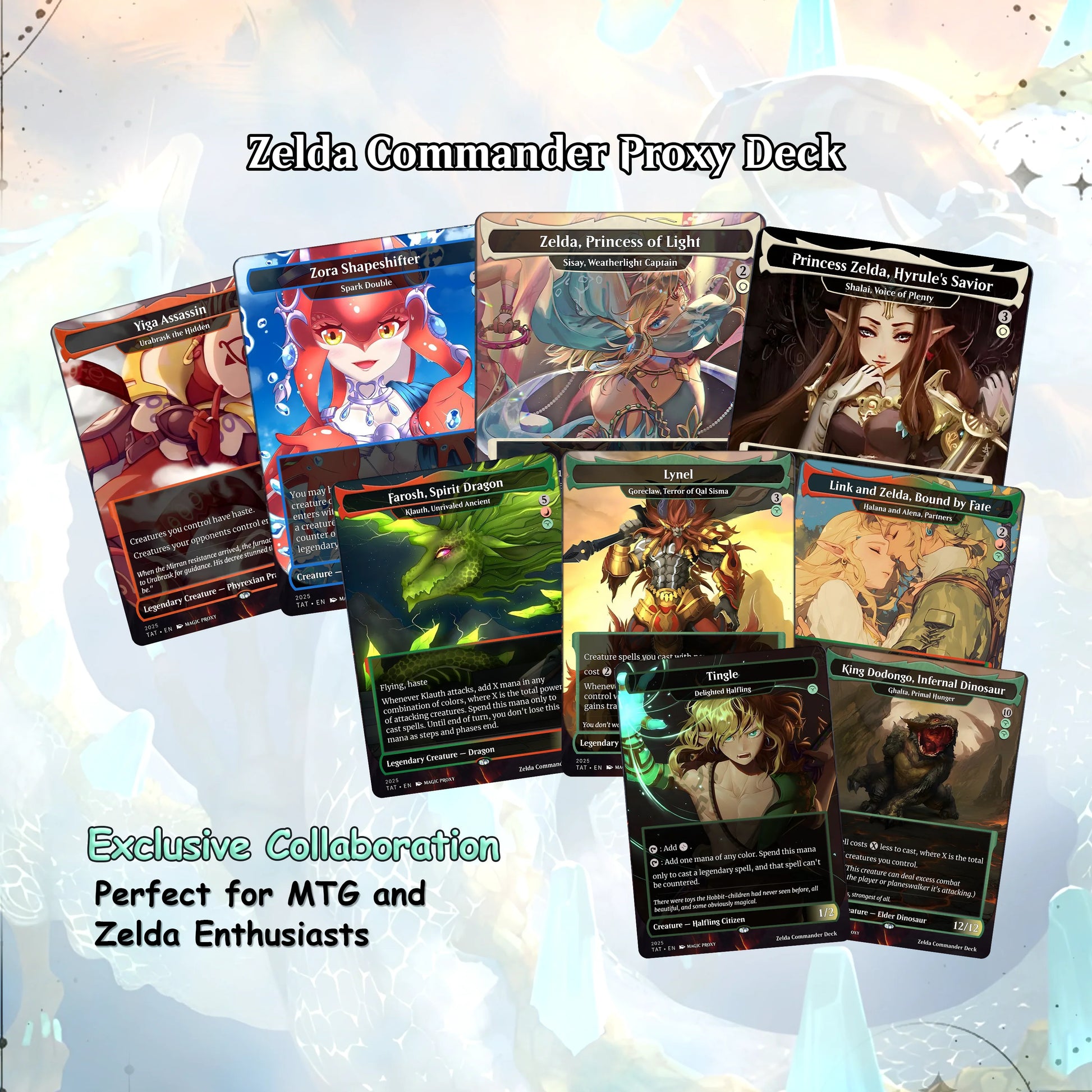 Saviors of Hyrule – 100 Card Zelda Themed Commander | Custom MTG Proxy EDH