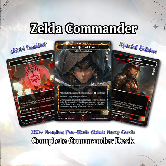 Saviors of Hyrule Commander cEDH Deck - Saviors of Hyrule Commander Magic Commander - Magic Proxy Deck with 160+ Unique 
