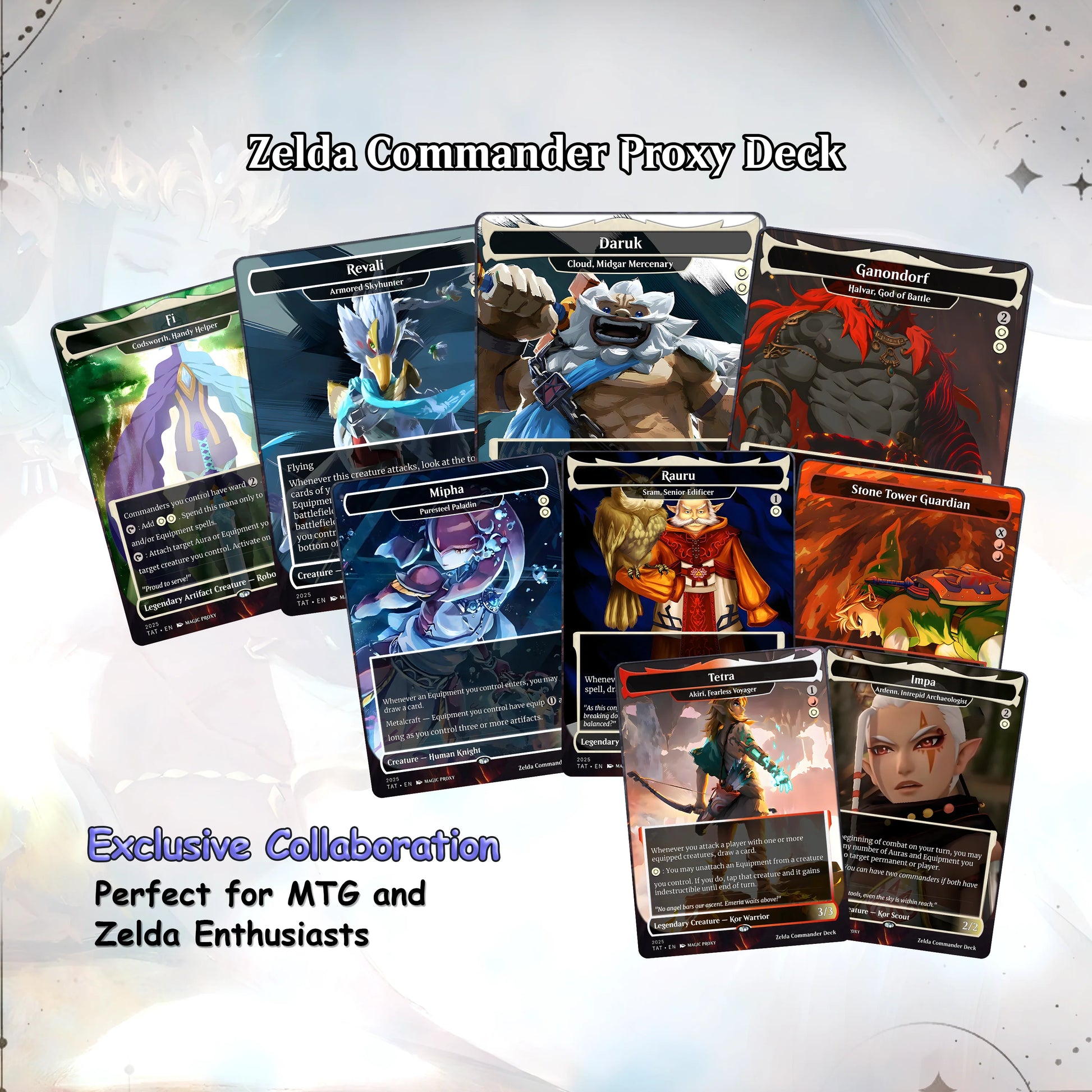 Saviors of Hyrule Commander cEDH Deck - Saviors of Hyrule Commander Magic Commander - Magic Proxy Deck with 160+ Unique 
