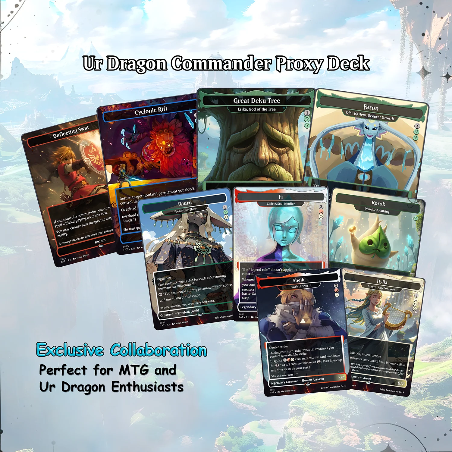 Saviors of Hyrule Commander cEDH Deck - Saviors of Hyrule Commander Magic Commander - Magic Proxy Deck with 160+ Unique 