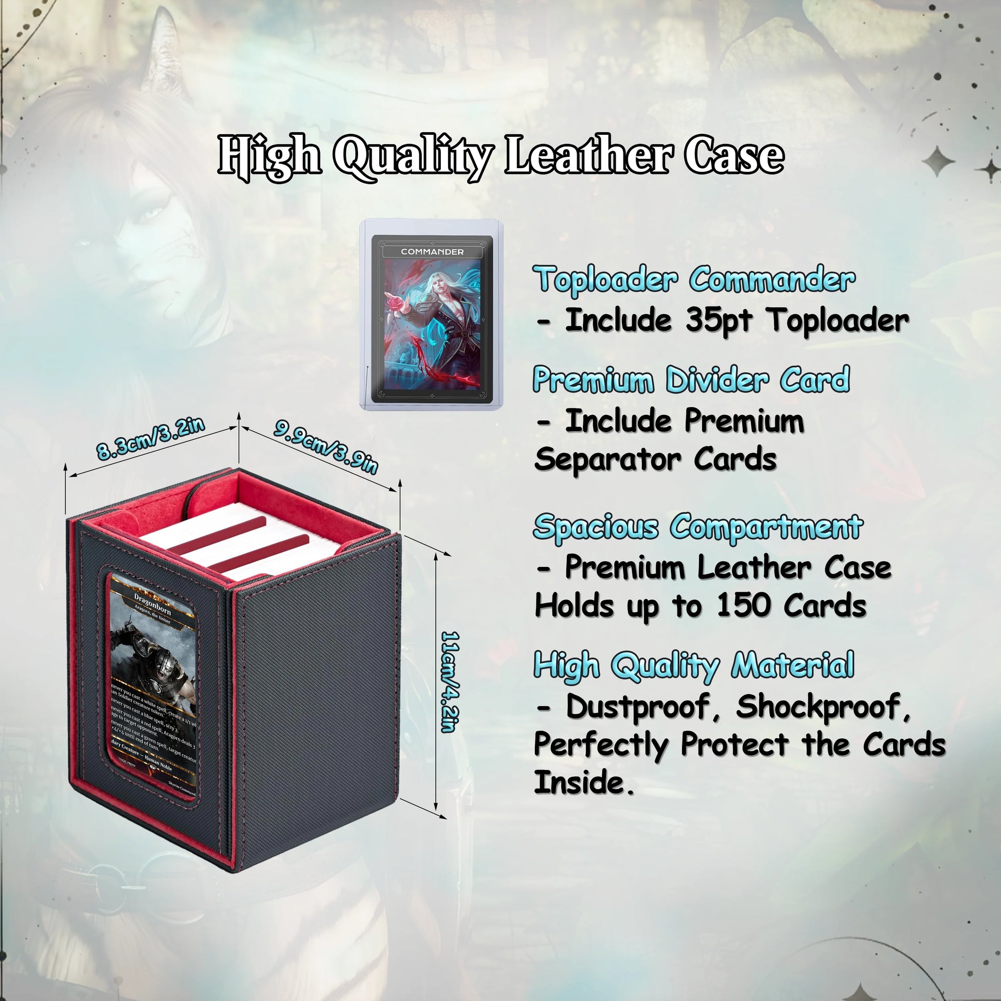 Skyrim Themed cEDH Deck - Skyrim Themed Magic Commander - Magic Proxy Deck with 160+ Unique Cards - Custom Cards MTG Pro