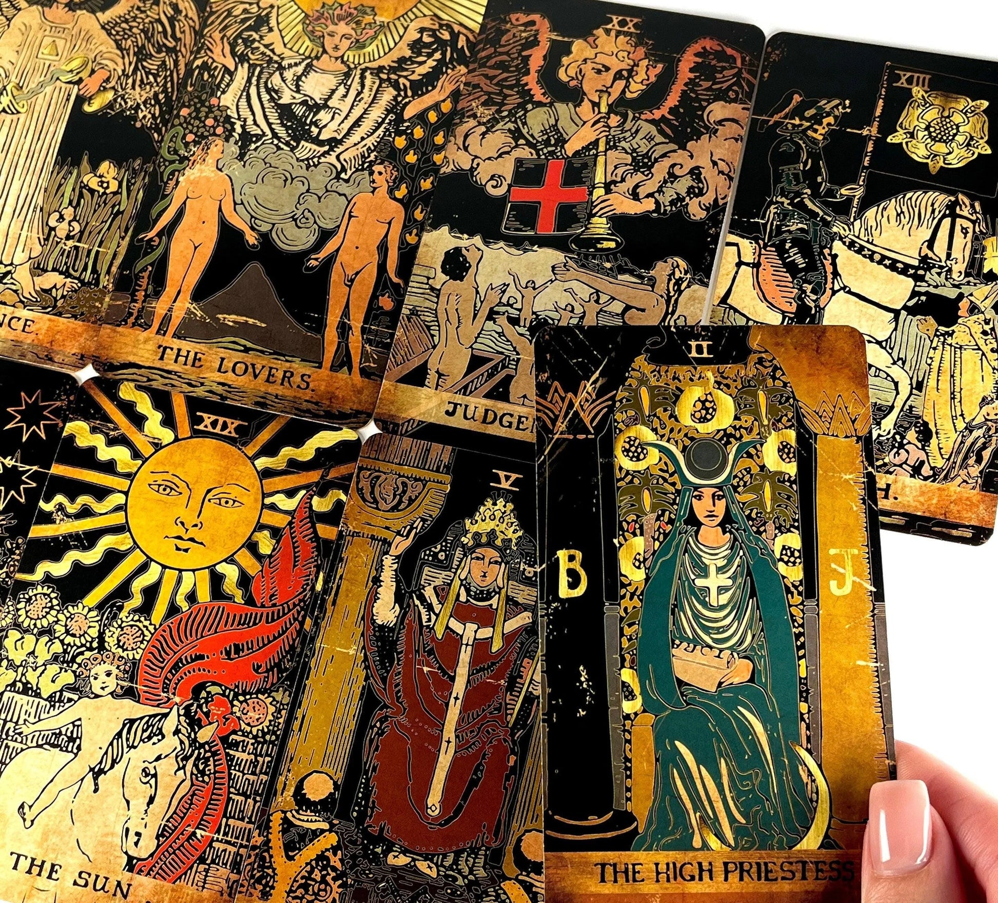 Tarot Cards, 78 Tarot Deck, Original Tarot Cards for Beginners and Experts with Guide Book and Gift Bag, Fortune Telling
