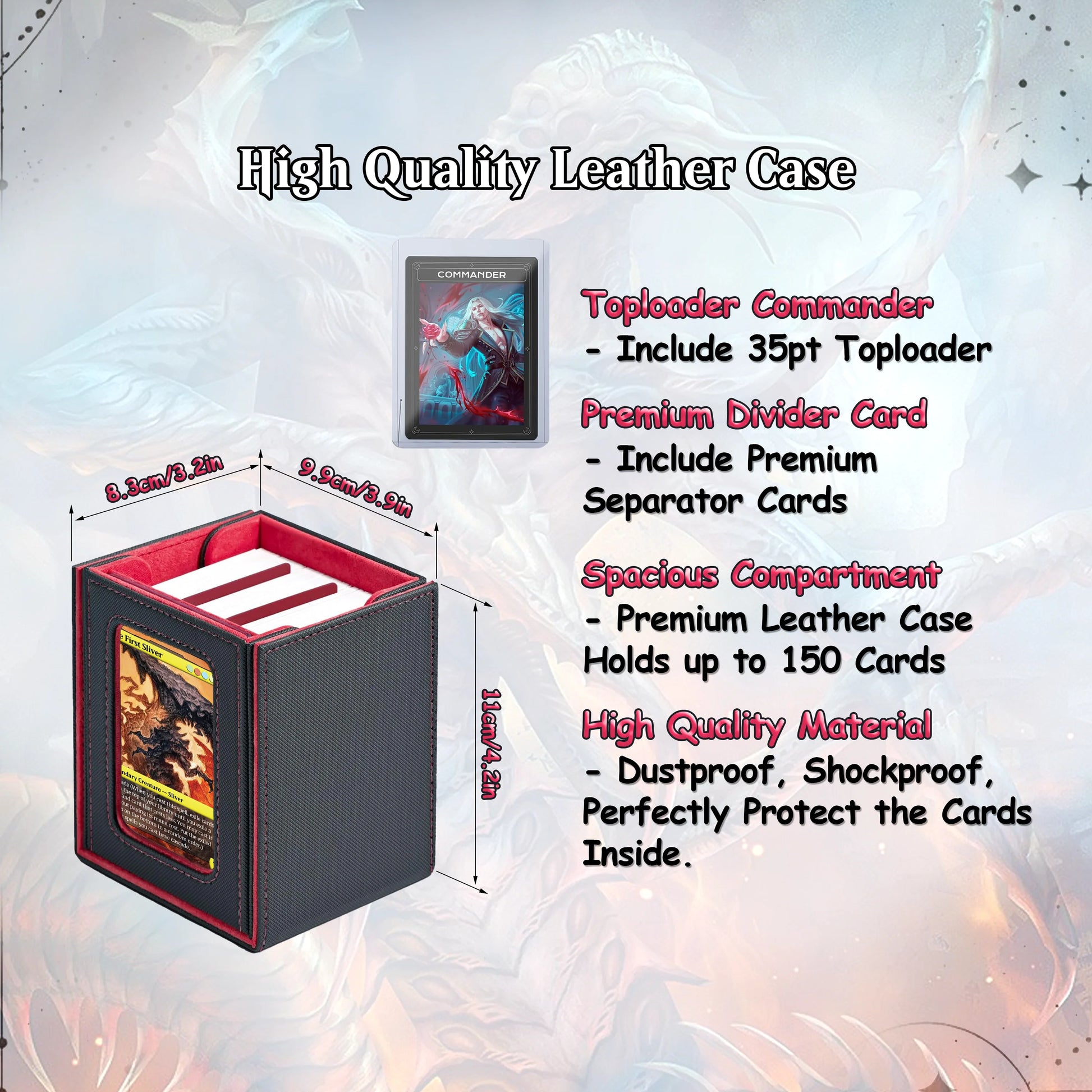 The First Sliver Custom Commander Deck - Proxy - Perfect Magic Gift - Tokens Included - Sliver Tribal Deck - Premium 110