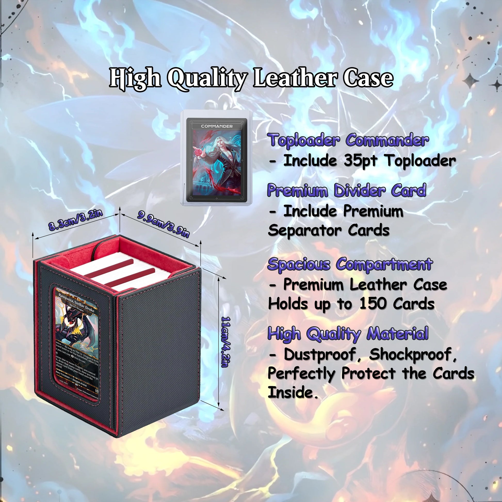 The Ur-Dragon EDH Proxy Deck - P.o.k.é.m.o.n Art, Tarkir Dragonstorm, Dragon Tribal Commander