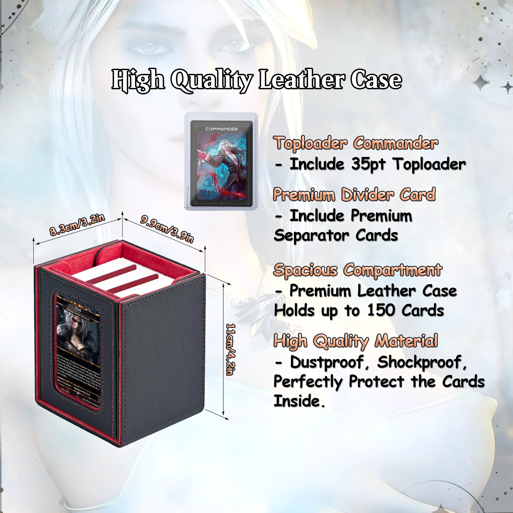 The Witcher Commander cEDH Deck - The Witcher Commander Magic Commander - Magic Proxy Deck with 160+ Unique Cards - Cust