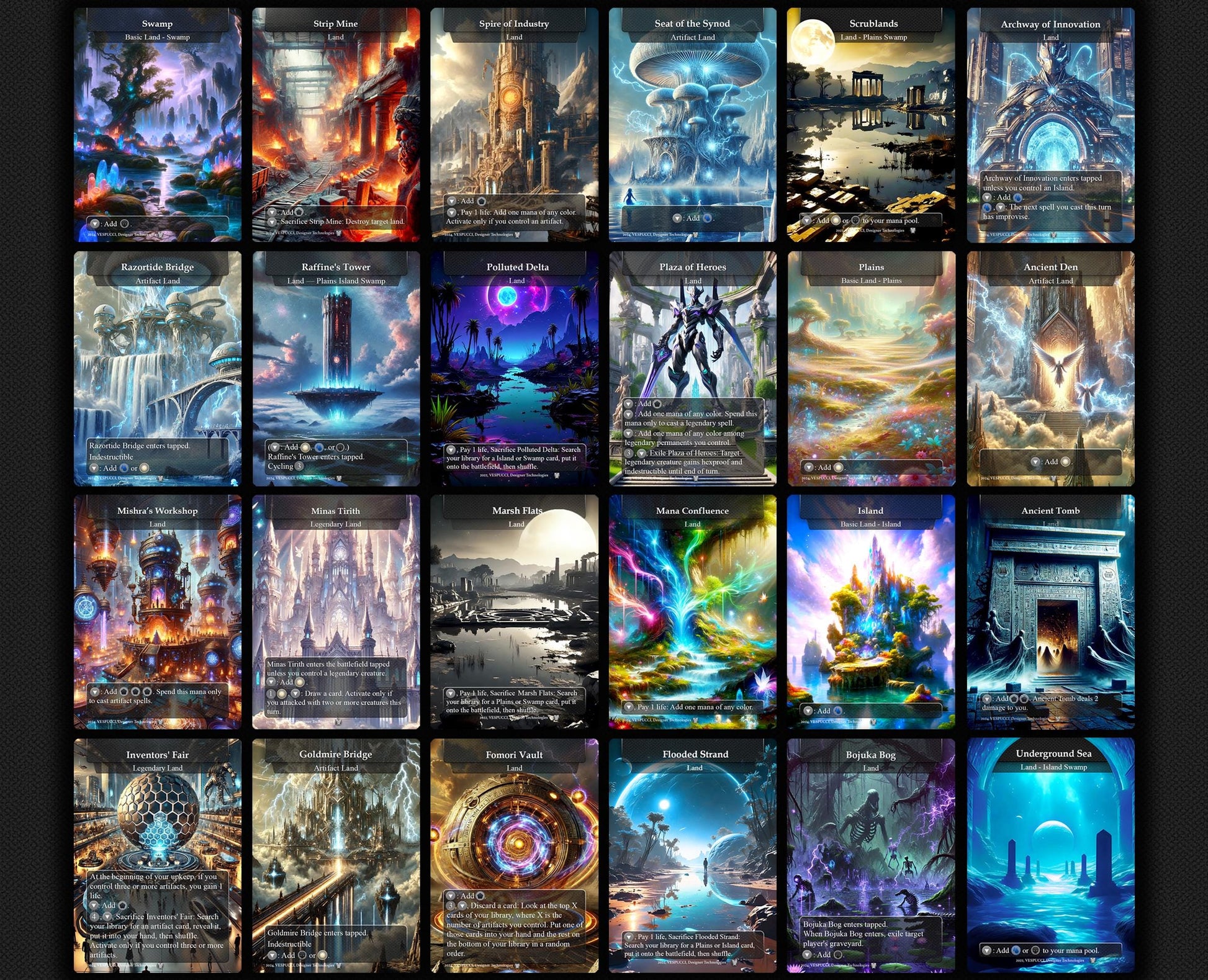 Urza, Chief Artificer Affinity Deck, 120 Cards, 14 Sideboard, 6 Tokens Includes All Main Urza's, Shorikai, Artifacts, Cu