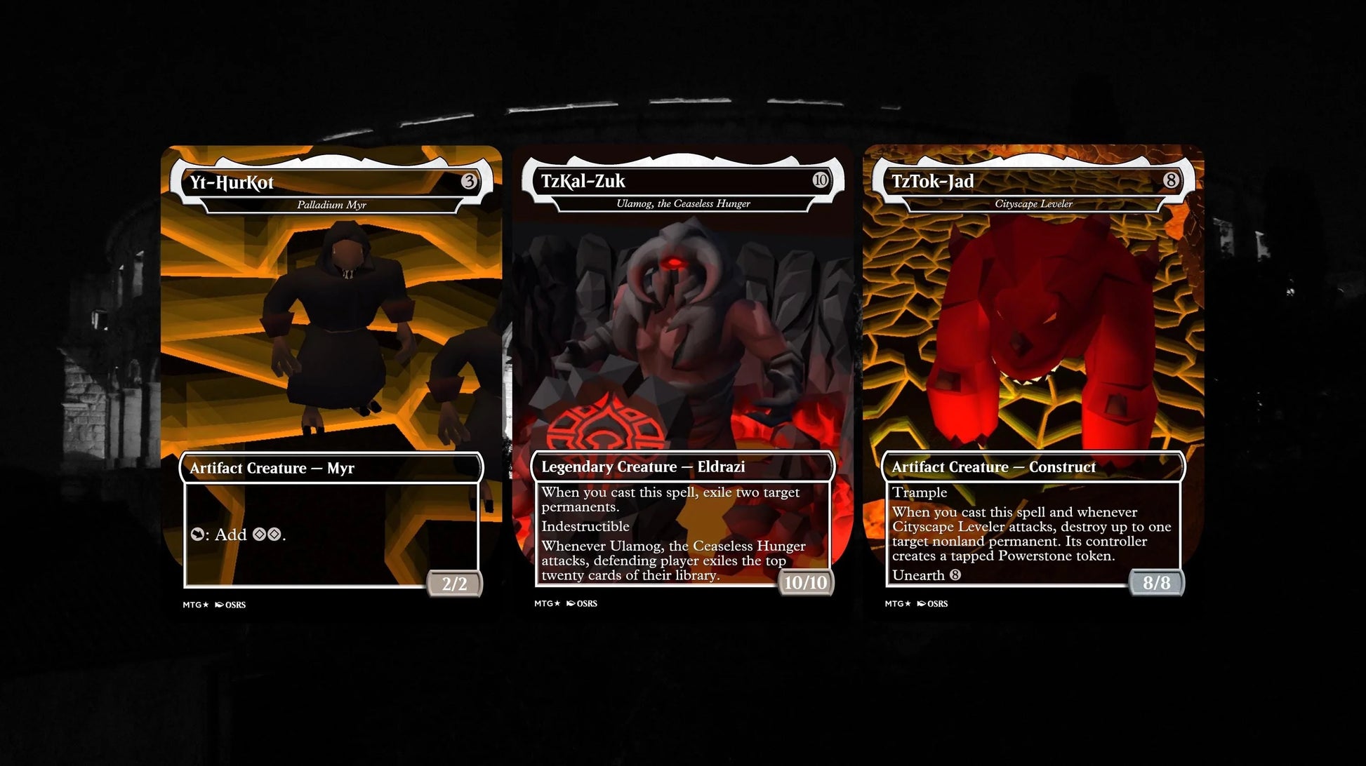 Vardorvis/Nex / Ulamog, Fused Atrocity - Eldrazi Commander Deck - OSRS Themed MTG Inspired Proxy Cards - Oldschool Runes