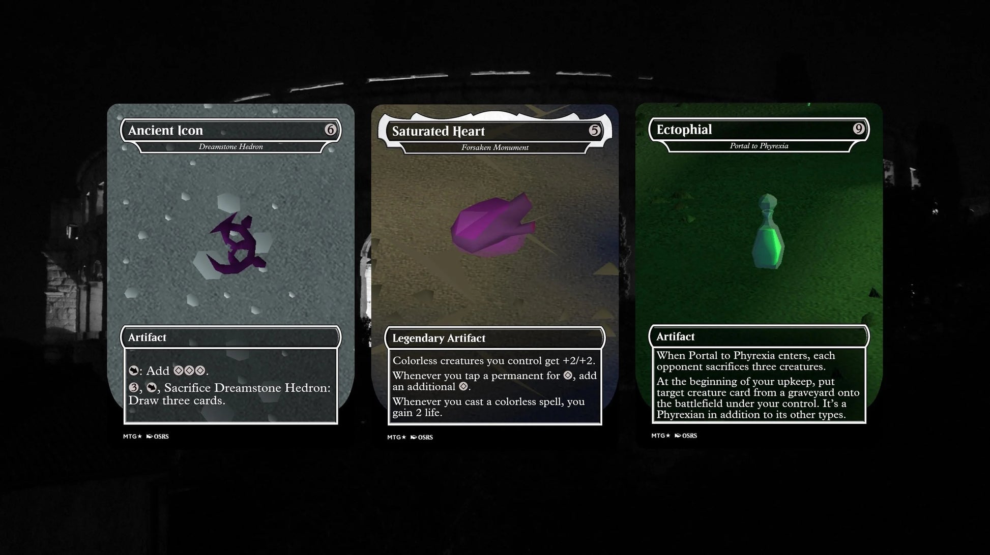 Vardorvis/Nex / Ulamog, Fused Atrocity - Eldrazi Commander Deck - OSRS Themed MTG Inspired Proxy Cards - Oldschool Runes