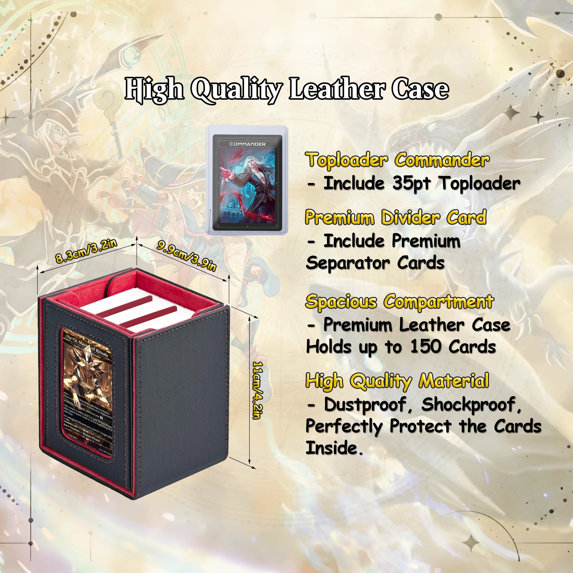 Yu-Gi-Oh! cEDH Deck - Yu-Gi-Oh Magic Commander - Magic Proxy Deck with 150+ Unique Cards - Custom Cards MTG Proxy for Ca