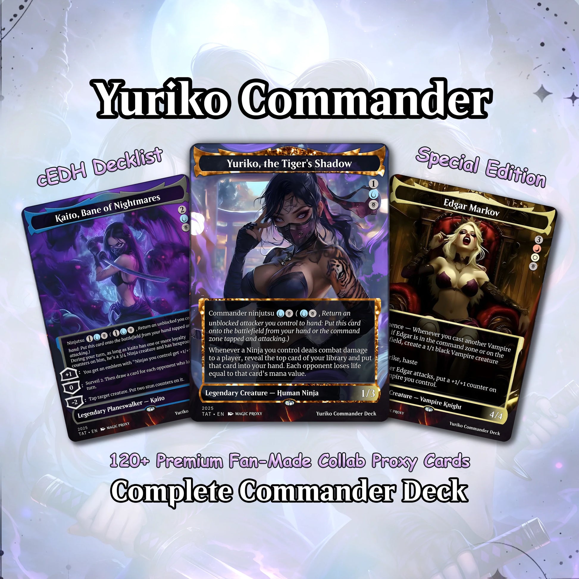 Yuriko Commander Ninja Deck – Custom Cards for Casual Play