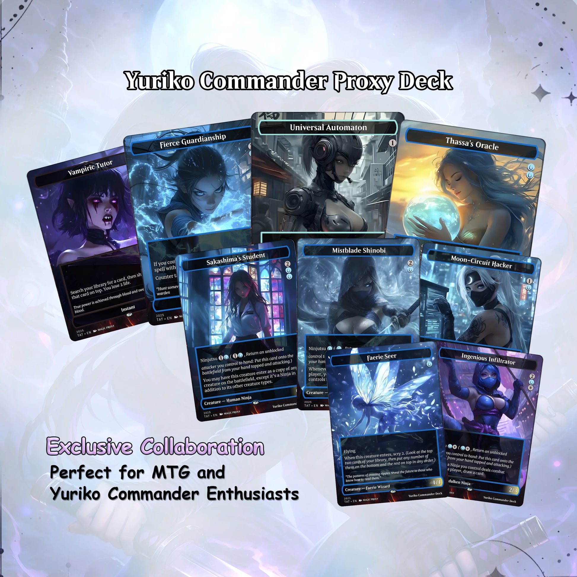 Yuriko Commander Ninja Deck – Custom Cards for Casual Play