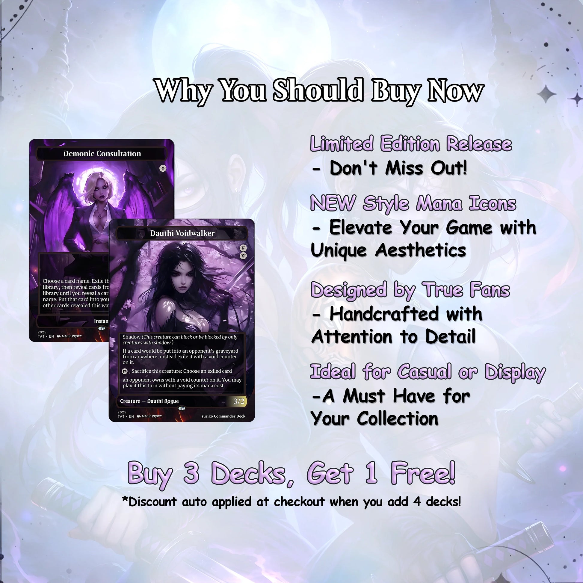 Yuriko Commander Ninja Deck – Custom Cards for Casual Play