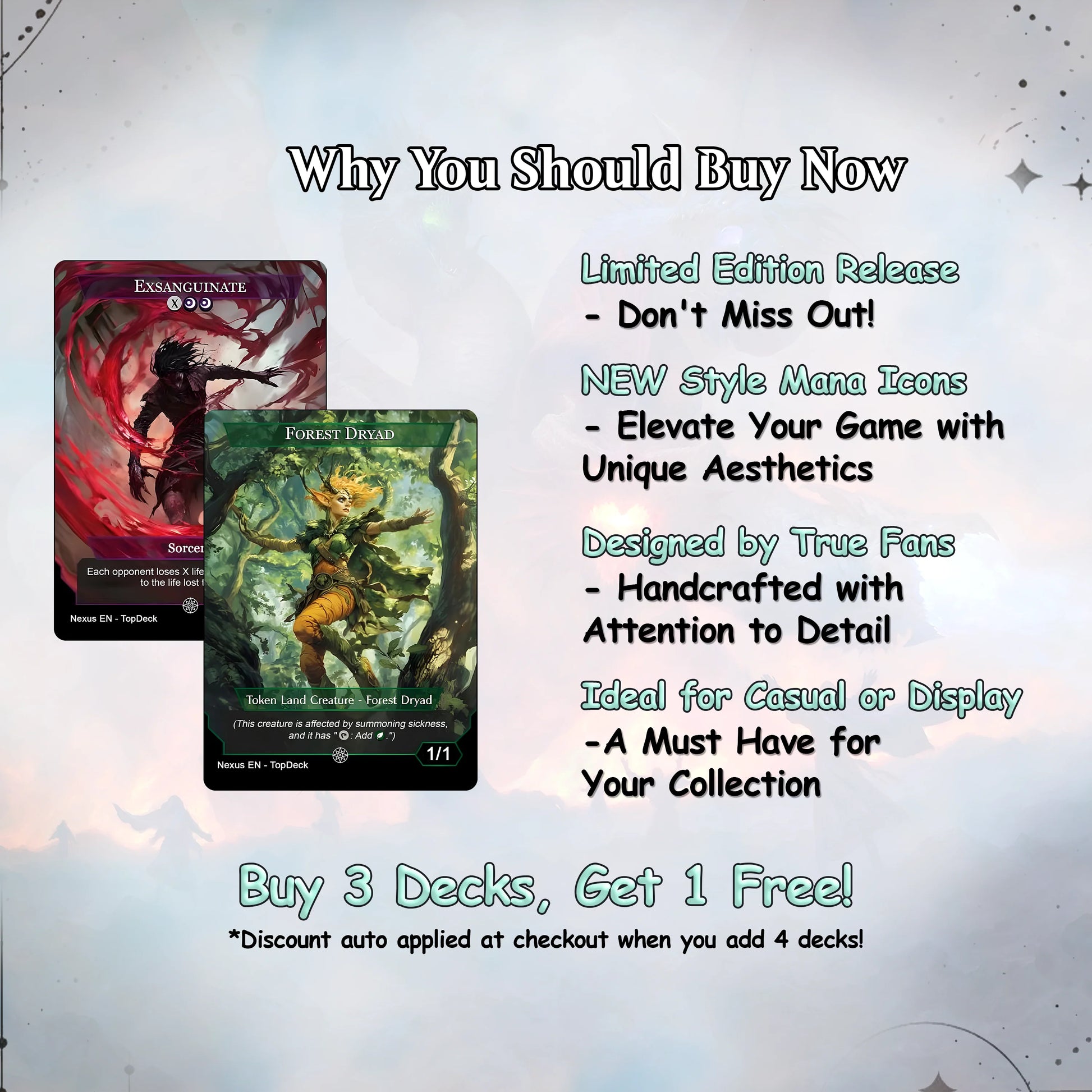 Zaxara Hydra - Commander EDH Deck - With Tokens - MTG Full Proxy Deck, Altered Cards cEDH