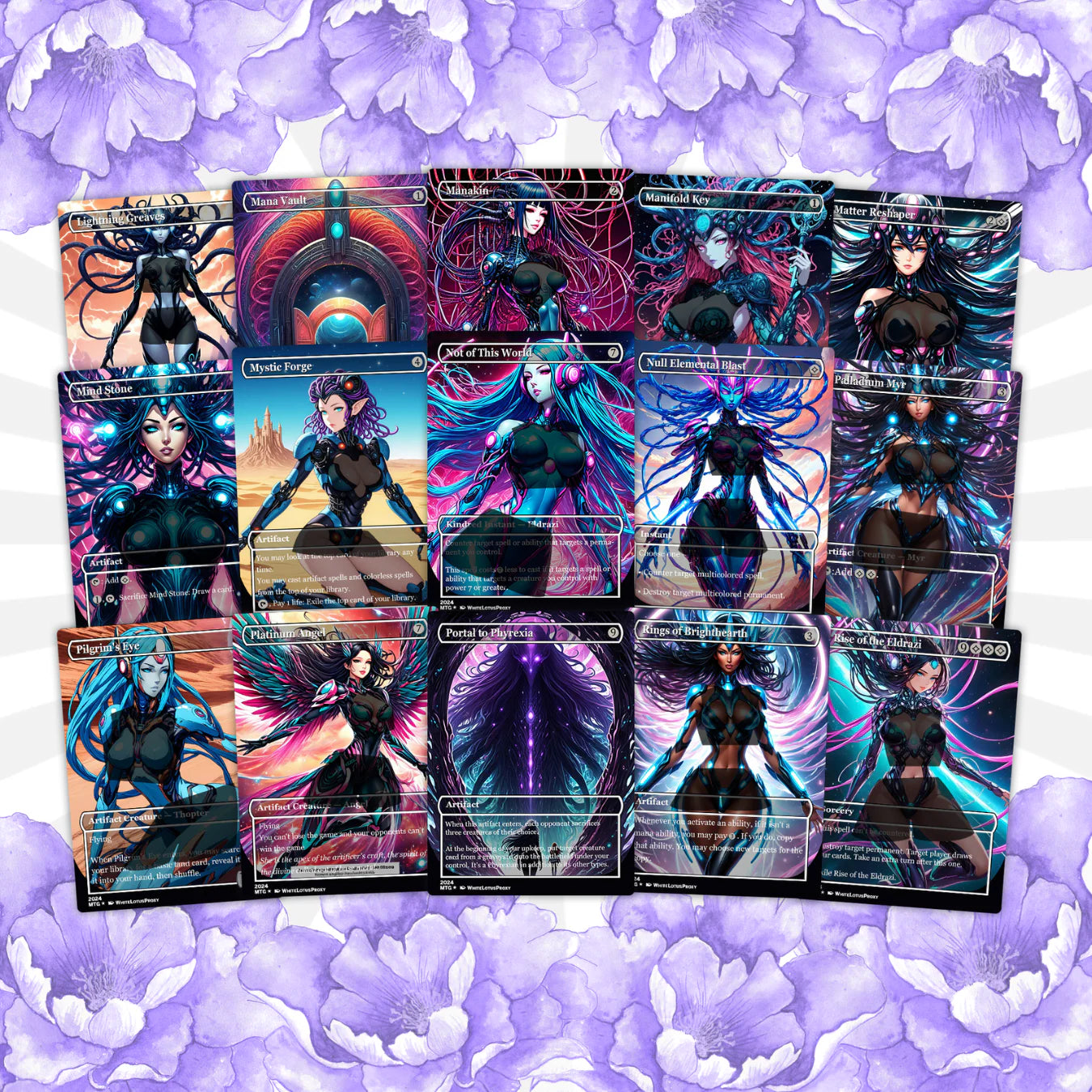 Zhulodok Eldrazi Anime Waifu Proxy Commander Deck Special Edition Custom EDH Deck English High Quality Cards